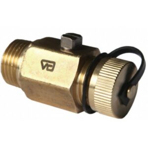 bundhane 1/2'' N/N, med slutmuffe