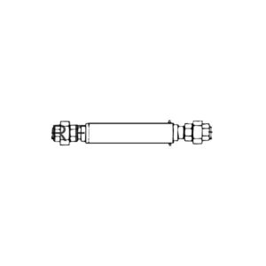 HeatComp axialkompensator DN50. 2'' uden unioner