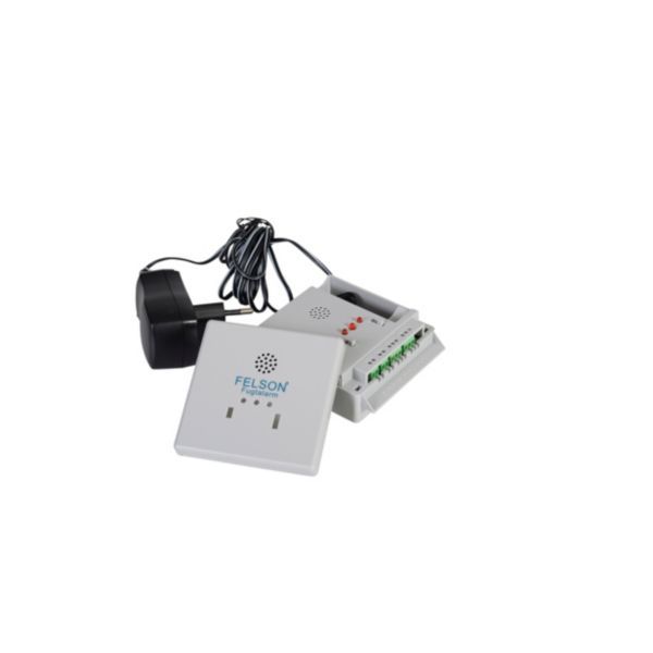 466773235jpg - Klima og Varme Felson 5030TI-A fugtalarm med relæ, 230V lader. Kan tilsluttes ekstern sensor.