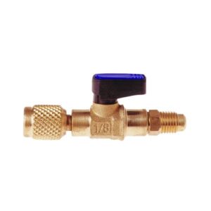 ITE BVS-04B Kugleventil, 1/4'' FFL x 1/4'' MFL, Blå