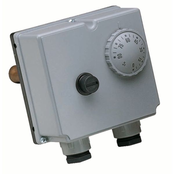 472171100jpg - Klima og Varme Danfoss dobbelt termostat inkl. 1/2 dyklomme