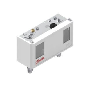 Danfoss KP15 Dobbelt trykafbryder, -0,2-7,5 , 8-32 , Auto, Manuel max, NO