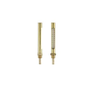 Erik Færgemann Kedeltermometer 1/2'' (ned). Med rød væske. L=210 mm, -10/+120° C