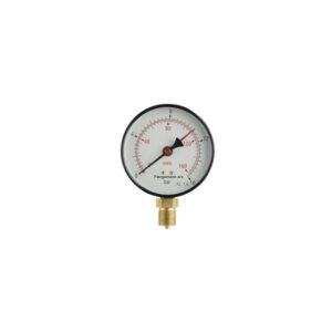 481101032jpg - Klima og Varme Erik Færgemann manometer Ø63mm, 1/4'' (ned),0-2,5 bar/mvs. med stilleviser