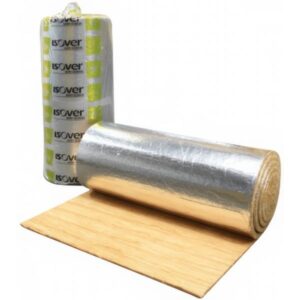 Isover Alu-lamelmåtte 60mm. 4,8m2 Lamella Alu2. 1200x4000mm