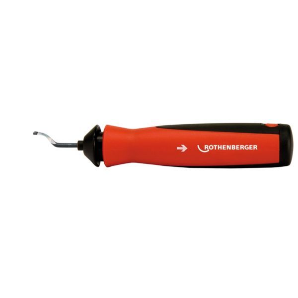 504881101jpg - Klima og Varme Rothenberger gratfix afgrater med 1 kniv og med knivmagasin i håndtaget