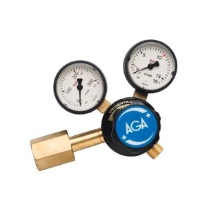 AGA Unicontrol 500 nitrogen Regulator, Arbejdsområde 0-2 bar Indholdsmanometer 0-315 bar