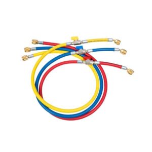 Refco CCL-60-CA-2x5/16''SAE 3 x service slanger, 5/16'', Kugle, 60 Bar, R410/R32