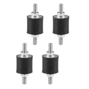 vibrationsdæmpere 1 sæt, 4 stk, 45 kg per styk, 30x30x20 mm, M8