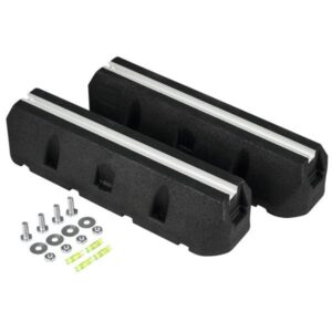 Core montageblokke L: 450 mm, B: 130 mm, H: 95 mm, 280 kg, Med aluskinne